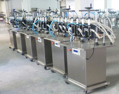 Пневматическая разливочная машина с 10 головками для всех видов линейного автоматического наполнителя жидких продуктов5